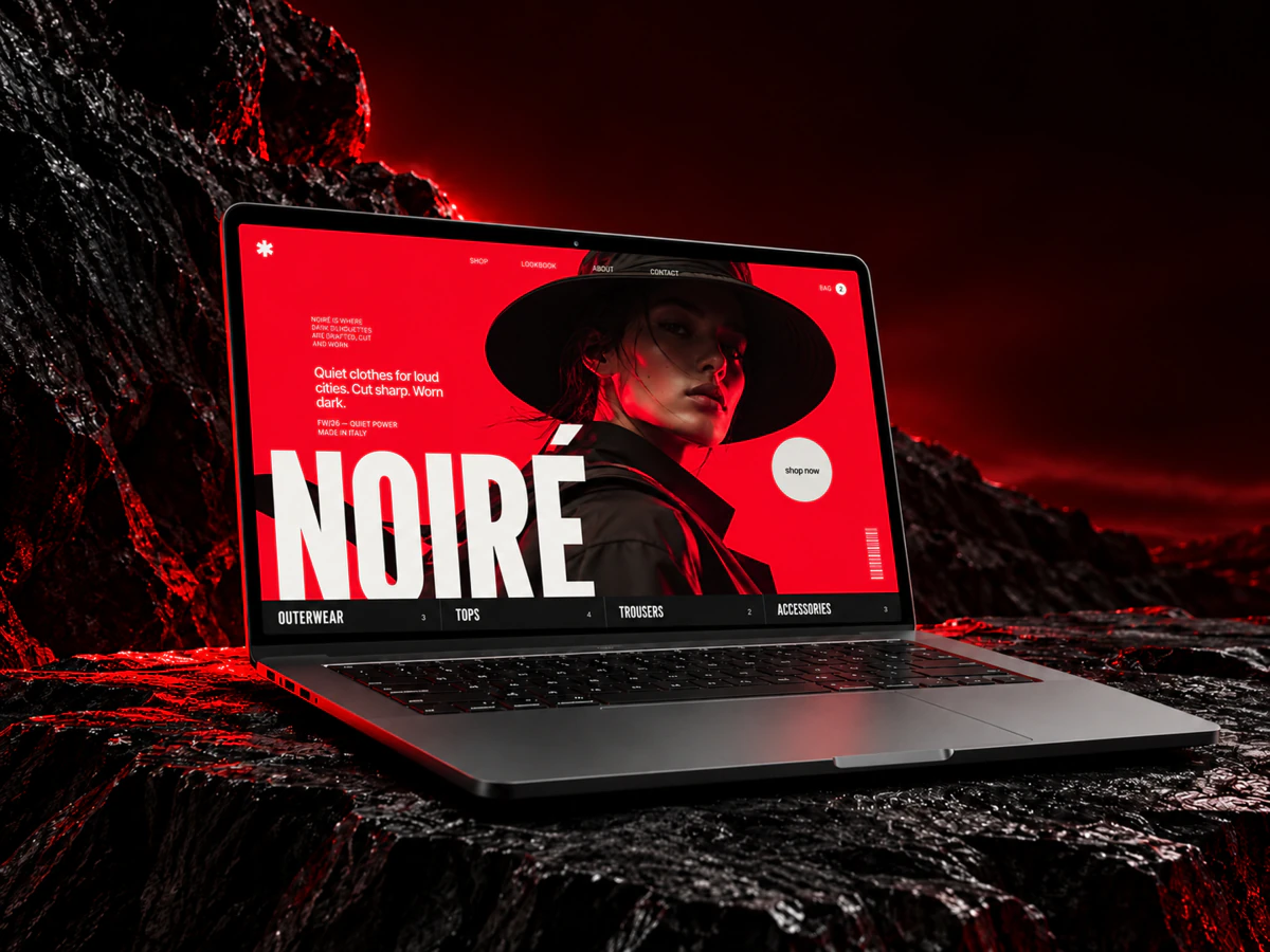 Noiré fashion e-commerce website
